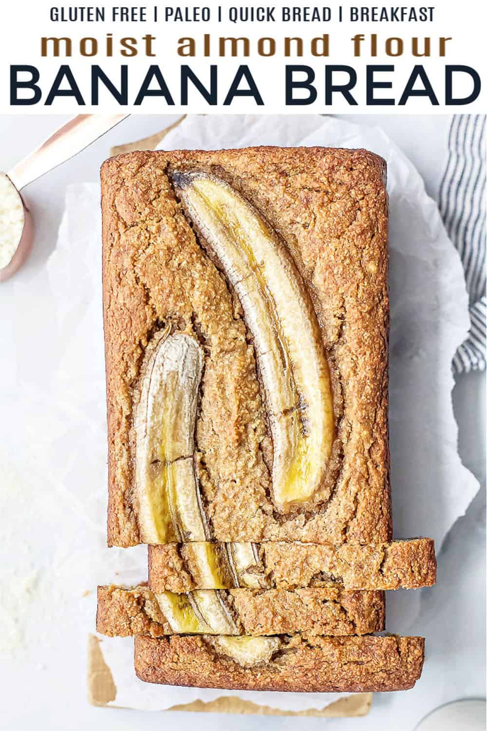 pinterest图片为最好的杏仁面粉香蕉面包Ever