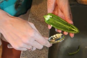 cored jalapeno
