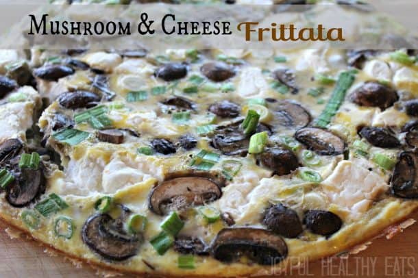 蘑菇&奶酪frittata #frittatarecipes #brunchideas
