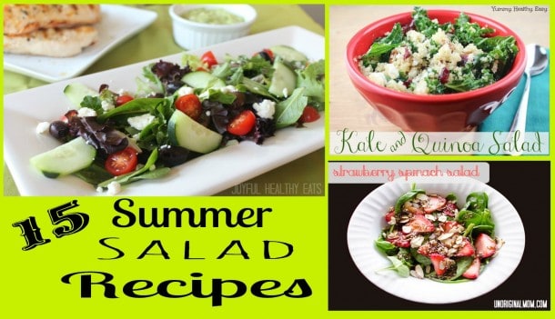 夏季沙拉食谱roundup #saladrecipes