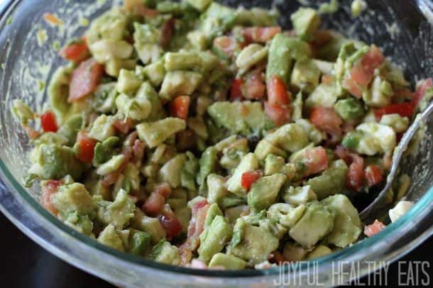 Avocado Crostini 牛油果混合物图片