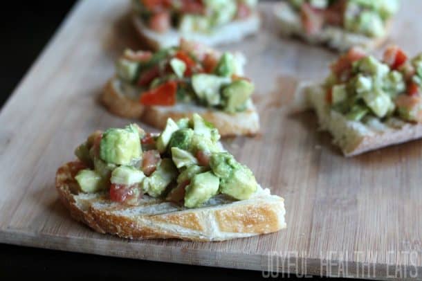 Avocado Crostini 鳄梨crostini的图像