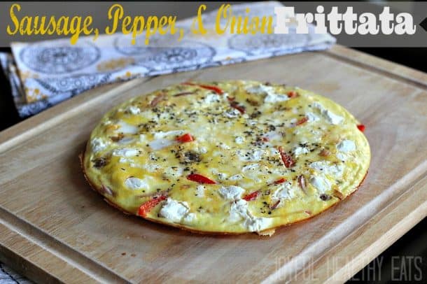 Sausage, Pepper, & Onion Frittata #frittata #breakfastrecipe 香肠胡椒洋葱煎蛋饼煎蛋饼早餐食谱