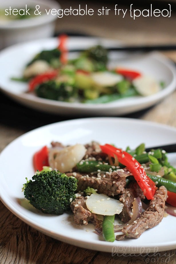 Steak and Vegetable Stir fry #Paleo #cleaneating #steak #vegetables #asianfood Steak and Vegetable Stir fry #Paleo #cleaneating #steak #vegetables #asianfood