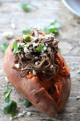 墨西哥风味牛肉Barbacoa甜土豆