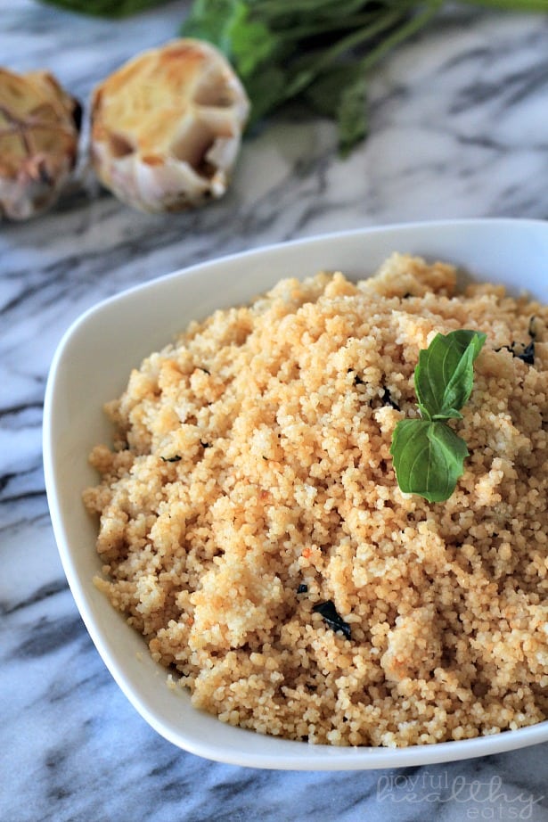 Roasted Garlic & Herb Whole Wheat Couscous 大蒜和草药蒸丸子的形象