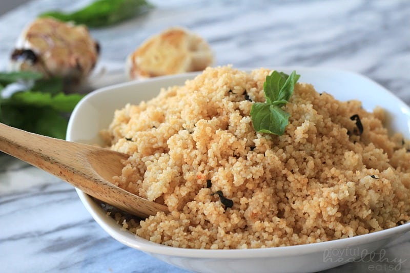 Roasted Garlic & Herb Whole Wheat Couscous 烤大蒜香草全麦蒸粗麦粉图片