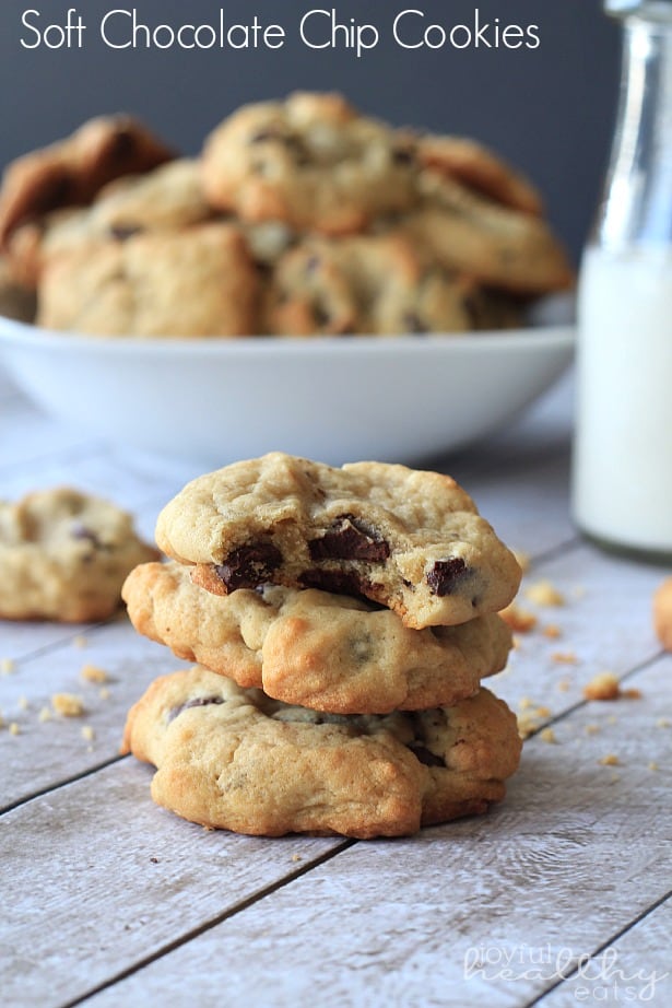 Soft Chocolate Chip Cookie Recipe #chocolatechip #cookierecipe #dessert 软巧克力片饼干食谱#巧克力片#饼干食谱#甜点