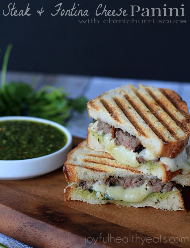 Steak & Cheese Panini with chimichurri sauce #sandwichrecipes #panini #beef #cheese #texmex Steak & Cheese Panini with chimichurri sauce #sandwichrecipes #panini #beef #cheese #texmex