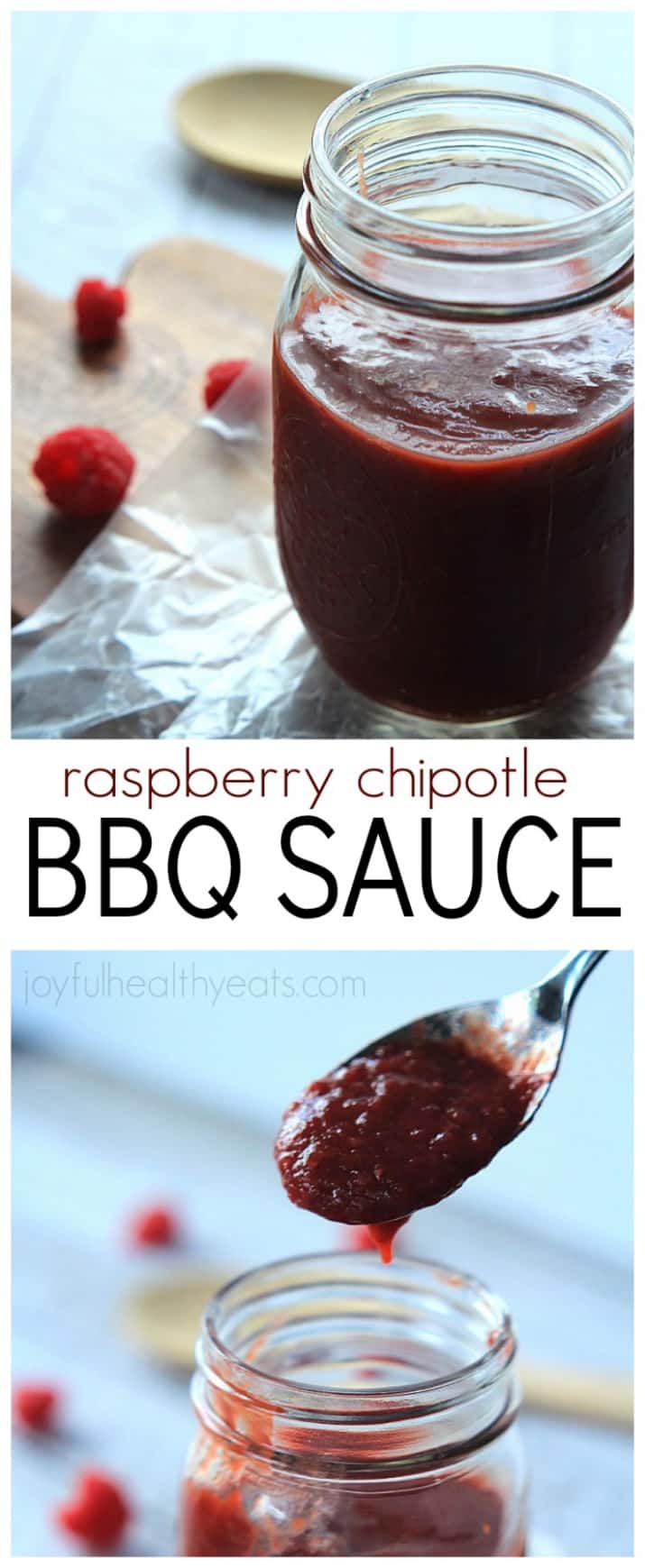 Raspberry Chipotle BBQ Sauce 标题图像为覆盆子辣椒烧烤酱
