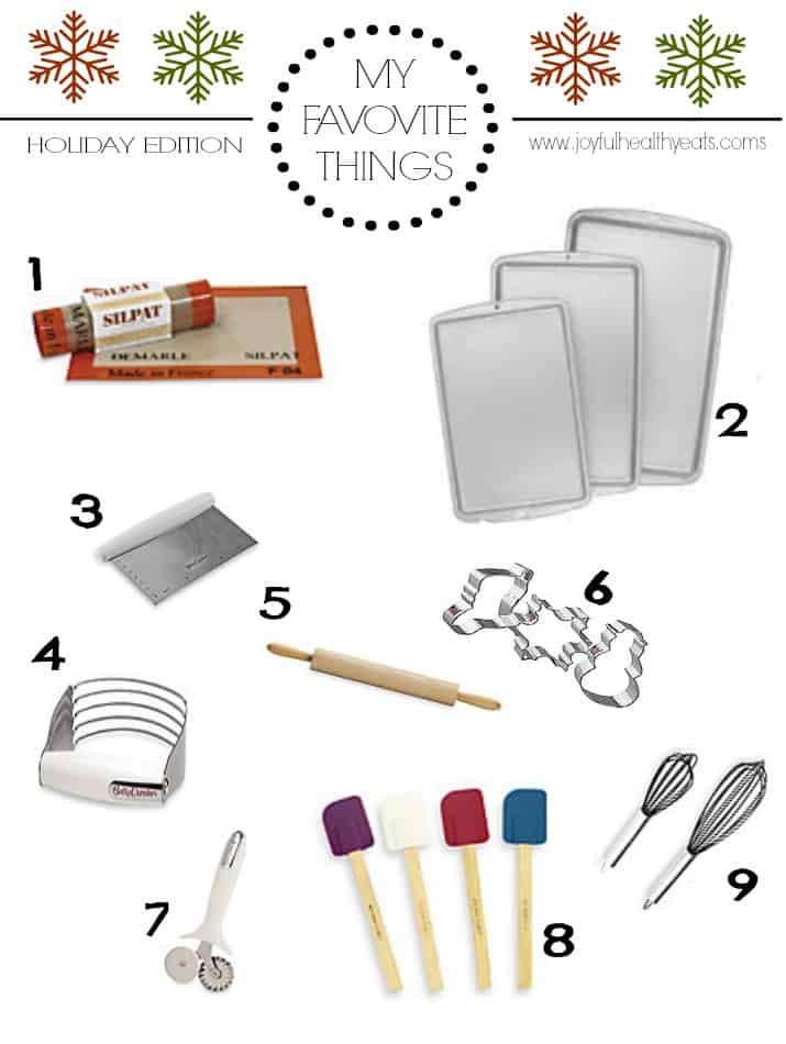 Holiday Baking Giveaway 假日烘焙赠品中的物品编号图形
