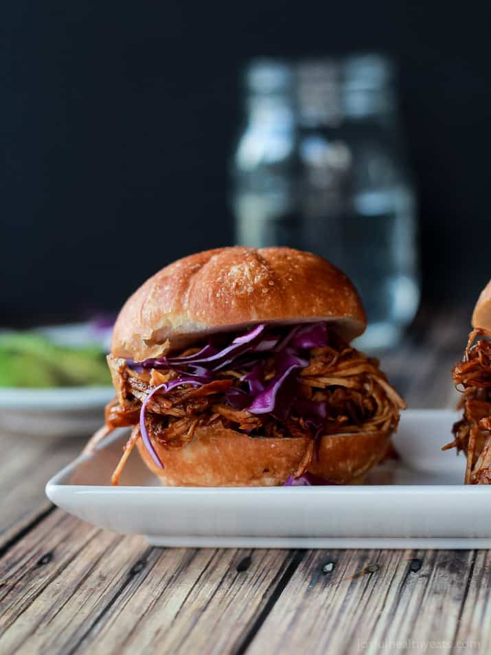 Seriously can't get enough of these! Must make for next party, so easy ... Skinny Pulled Pork Sliders | m.albarakaa.com 严重无法获得足够的这些!必须为下一派对制作,所以简单......瘦猪滑块|m.albarakaa.com.