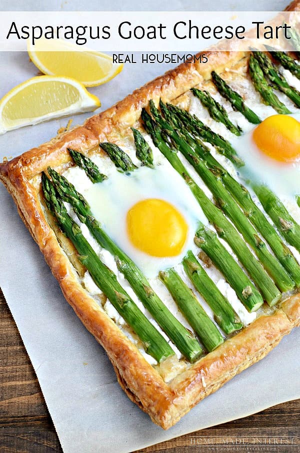28 Last Minute Easter Brunch Ideas 芦笋山羊奶酪蛋挞