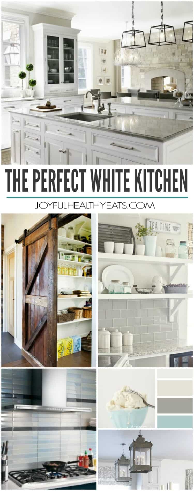 My Ideal White Kitchen | Design Ideas | White cabinets, Gray subway tile, Color schemes, and Appliances| joyfulhealthyeats.com #OurAmericanKitchen #ad My Ideal White Kitchen | Design Ideas | White cabinets, Gray subway tile, Color schemes, and Appliances| joyfulhealthyeats.com #OurAmericanKitchen #ad