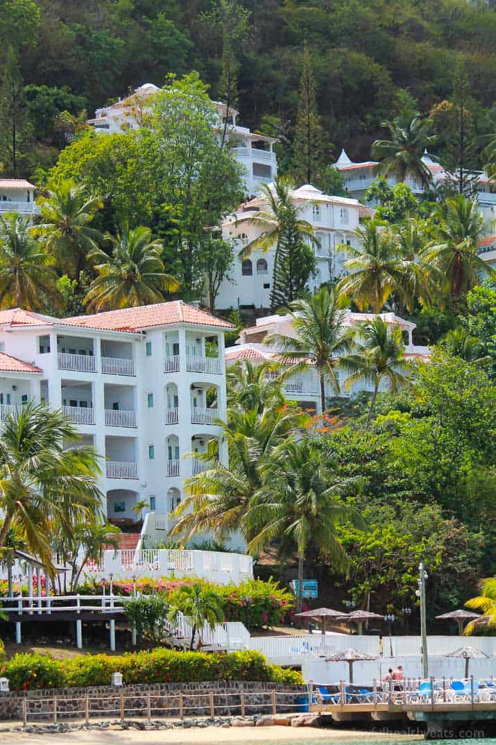 前往圣卢西亚和所有关于我们在加勒比海天堂的Windjammer Landing Resort & Spa的住宿!#旅行#梦想假期#加勒比海