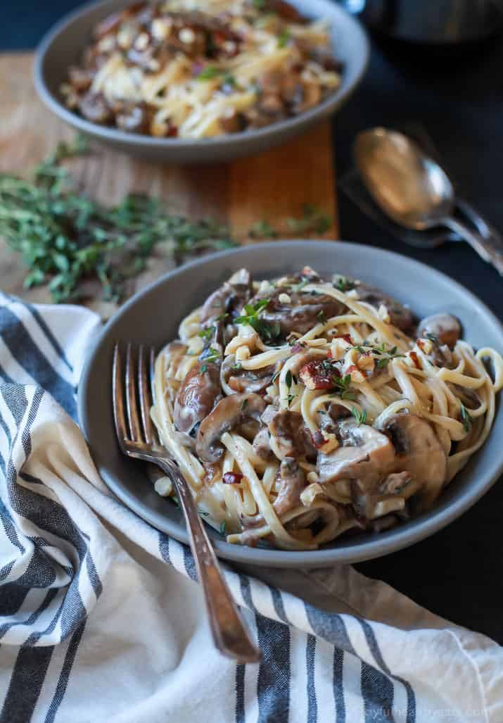Drunken Wild Mushroom Pasta 一碗醉野蘑菇意大利面