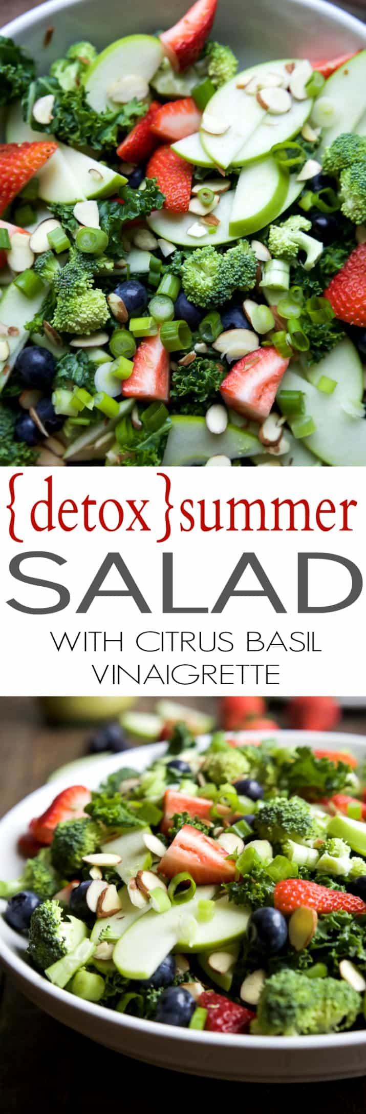 Summer Detox Salad with Citrus Basil Vinaigrette 夏日排毒沙拉配柑橘罗勒醋汁