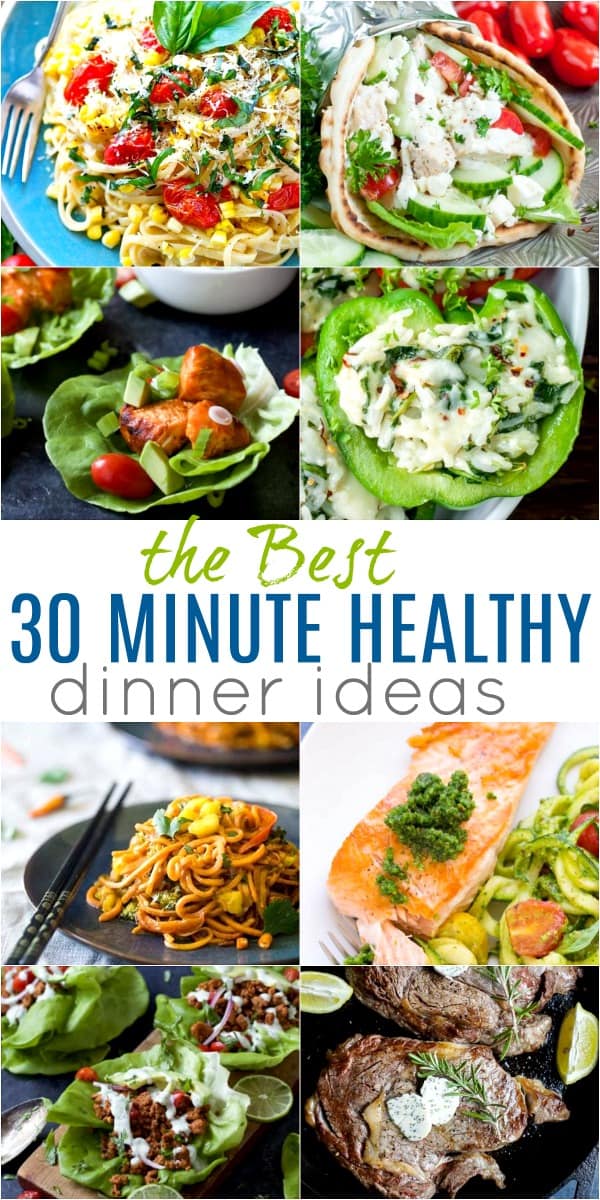 Healthy 30-Minute Dinners 在30分钟或更短的时间内做出8种不同的晚餐