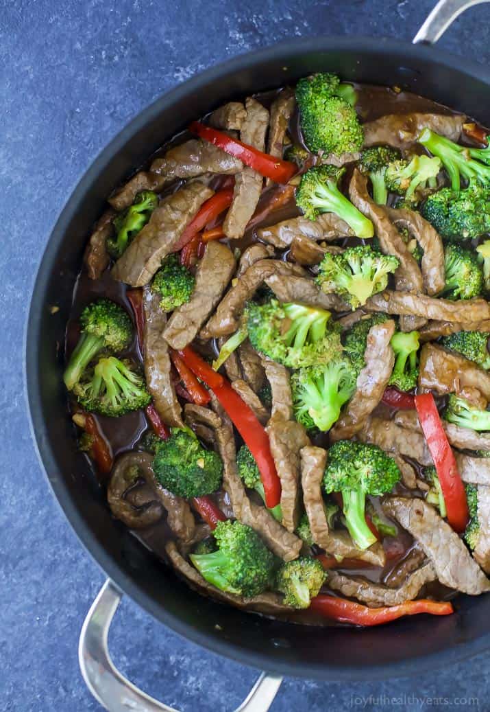 简单的20分钟炒牛肉和西兰花