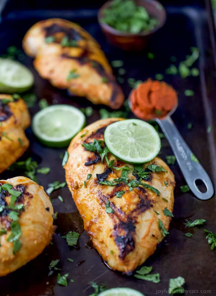 Thai Curry Grilled Chicken Recipe 泰国咖喱烤鸡配酸橙的图片