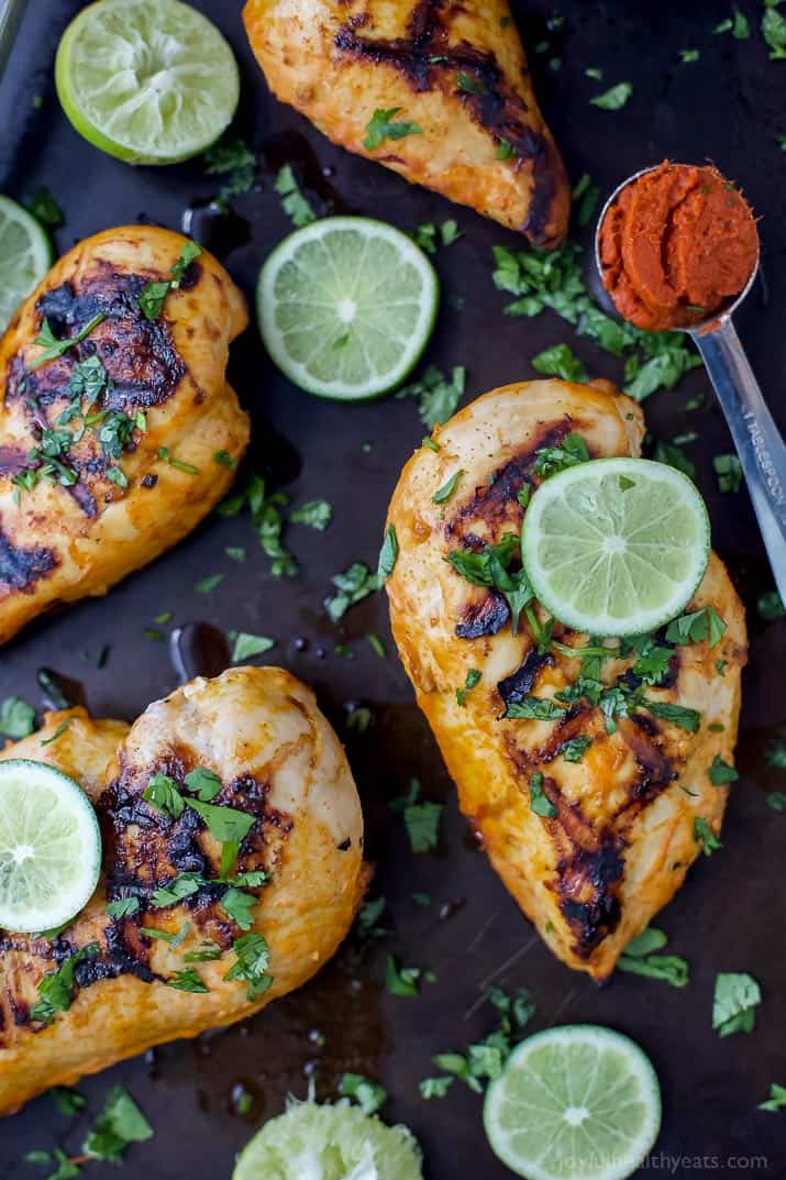 Thai Curry Grilled Chicken Recipe 多汁咖喱烤鸡胸肉的图片