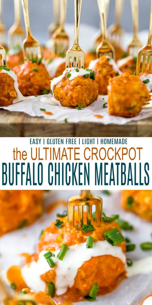 终极容易Crockpot水牛鸡肉丸的Pinterest图像
