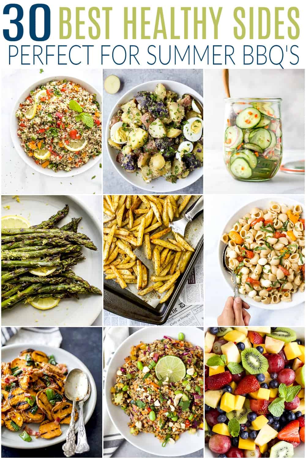 pinterest图片为30个最健康的面完美的夏天烧烤