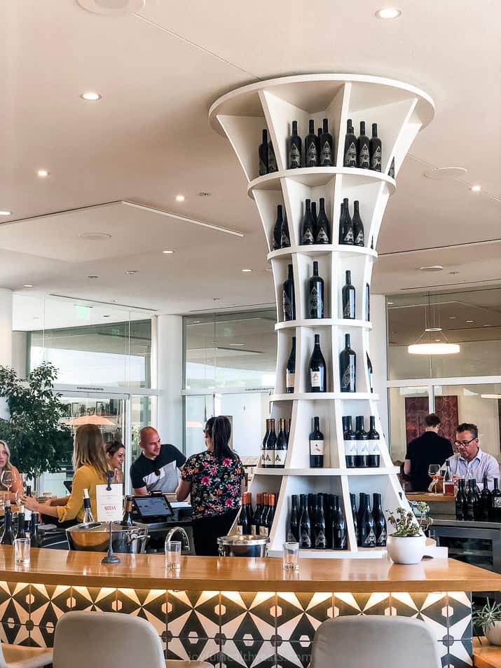 加州纳帕谷artesa酒庄的品酒室