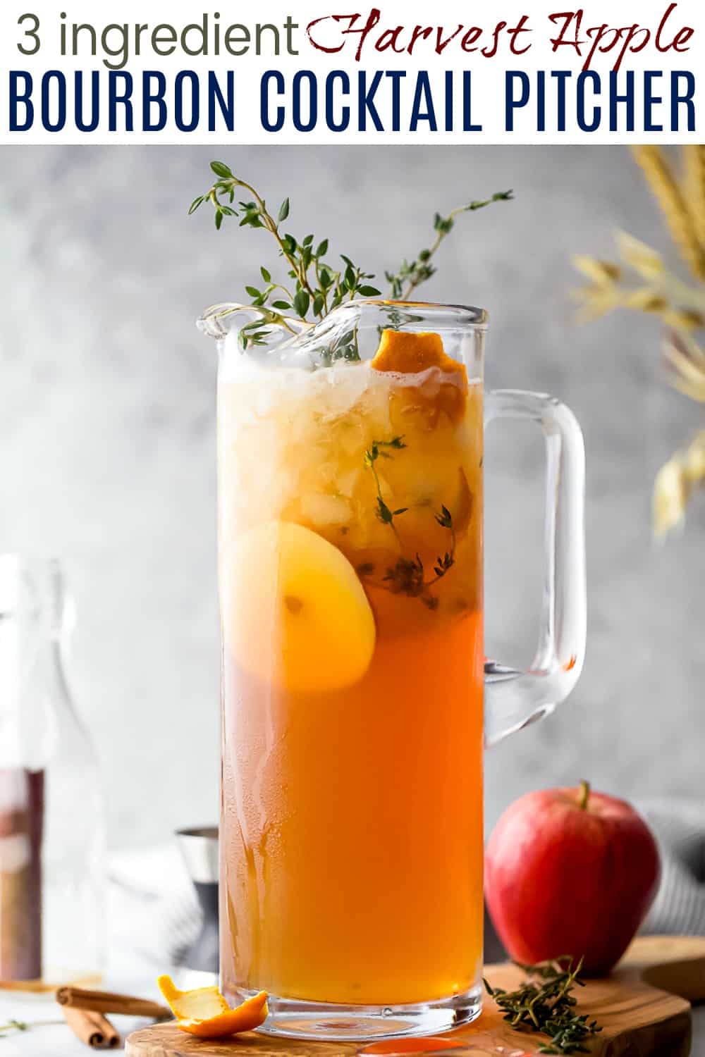 Pinterest图片丰收苹果波旁鸡尾酒