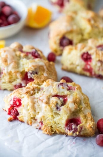 关闭cranberry橙scone