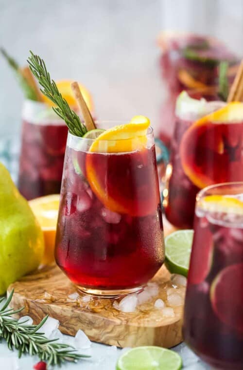 极节Sangria配方加冰杯