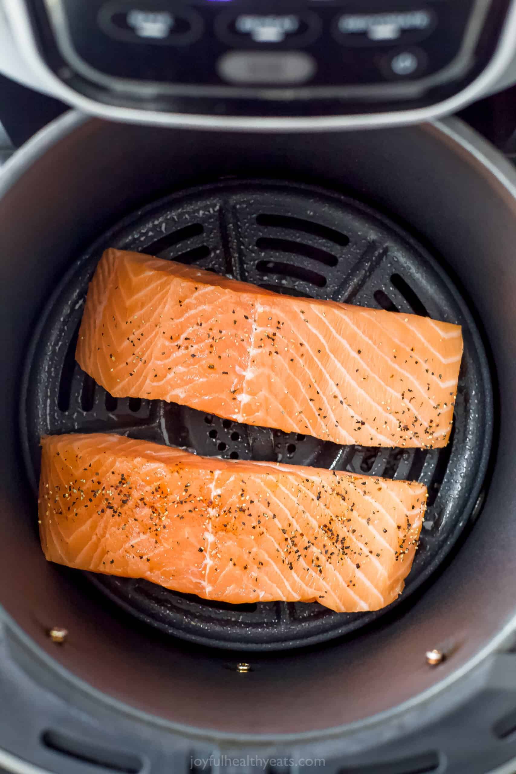 salmon in an air fryer